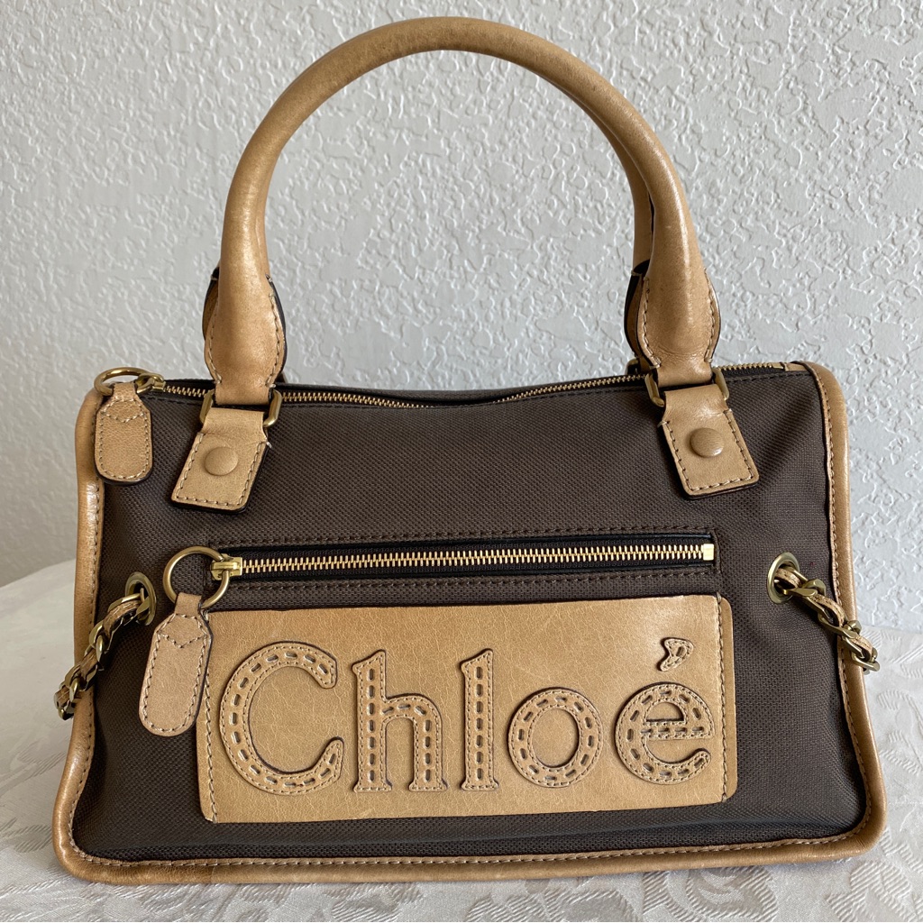 Chloe Logo Tote Bag